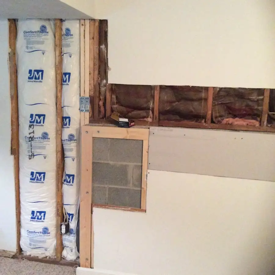 Wall insulation replacement during Odor Removal & Deodorization in West Mifflin